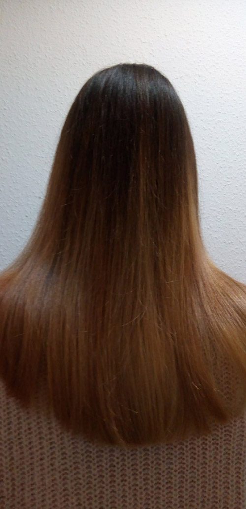 barna egyenes haj